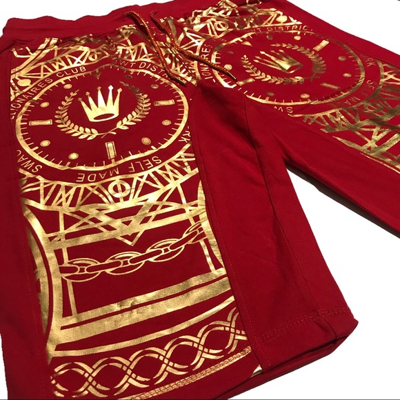 Men’s “Red n Gold” shorts. Sizes M, L, XL. - Picture 2 of 3